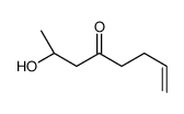 (2R)-2-hydroxyoct-7-en-4-one结构式