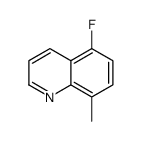 5-fluoro-8-methylquinoline结构式