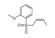 1-but-2-enylsulfonyl-2-methoxybenzene Structure