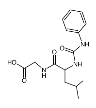 N-(N-phenylcarbamoyl-leucyl)-glycine Structure