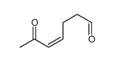4-Heptenal, 6-oxo- (9CI)结构式