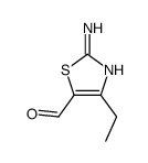 2-amino-4-ethyl-1,3-thiazole-5-carbaldehyde Structure