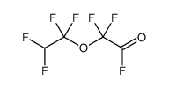 (1,1,2,2-Tetrafluoroethoxy)difluoroacetyl fluoride结构式