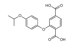2-(4-propan-2-yloxyphenoxy)terephthalic acid Structure