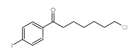 7-CHLORO-1-(4-IODOPHENYL)-1-OXOHEPTANE结构式