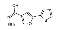 5-噻吩-2-异噁唑-3-酰肼结构式