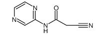 Acetamide, 2-cyano-N-2-pyrazinyl Structure