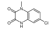 7-chloro-4-methyl-1H-quinoxaline-2,3-dione Structure