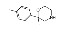 2-甲基-2-对甲苯基吗啉结构式