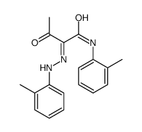 N-(2-methylphenyl)-2-[(2-methylphenyl)hydrazinylidene]-3-oxobutanamide结构式