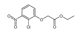 Acetic acid, (2-chloro-3-nitrophenoxy)-, ethyl ester结构式