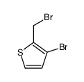 3-bromo-2-(bromomethyl)thiophene结构式