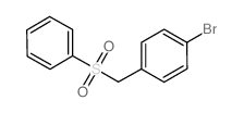 1-BROMO-4-[(PHENYLSULFONYL)METHYL]BENZENE Structure