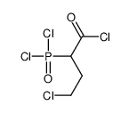 4-chloro-2-dichlorophosphorylbutanoyl chloride Structure