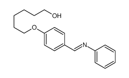 6-[4-(phenyliminomethyl)phenoxy]hexan-1-ol Structure