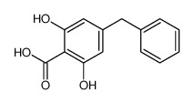 4-Benzyl-2,6-dihydroxybenzoic acid Structure