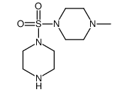 1-methyl-4-piperazin-1-ylsulfonylpiperazine Structure