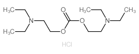 Carbonicacid, bis[2-(diethylamino)ethyl]ester, dihydrochloride (6CI,7CI) Structure