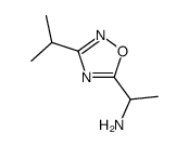 1-(3-Isopropyl-1,2,4-oxadiazol-5-yl)ethanamine Structure