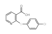 2-(4-Chlorophenylthio)Nicotinic Acid Structure