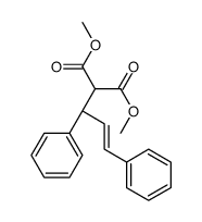 dimethyl 2-[(1R)-1,3-diphenylprop-2-enyl]propanedioate Structure