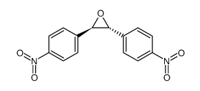 trans-2,3-Bis-(p-nitrophenyl)oxirane结构式
