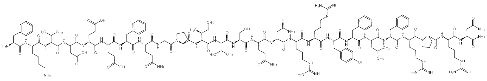 Neuromedin U-25 (porcine) trifluoroacetate salt structure