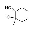 4α,5β-dihydroxy-4-methylcyclohexene结构式