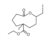 ethyl 5-iodo-2-(iodomethyl)-9-oxooxonane-5-carboxylate结构式