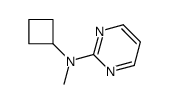 N-cyclobutyl-N-methylpyrimidin-2-amine结构式