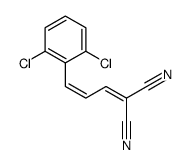 2-[(E)-3-(2,6-dichlorophenyl)prop-2-enylidene]propanedinitrile Structure