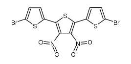 5,5''-dibromo-3',4'-dinitro-2,2':5',2''-terthiophene Structure