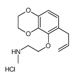 5-[2-(Methylamino)ethoxy]-6-allyl-1,4-benzodioxin结构式