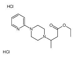 ethyl 3-(4-pyridin-2-ylpiperazin-1-yl)butanoate,dihydrochloride结构式