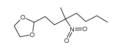 4-methyl-4-nitrooctanal ethylene acetal结构式