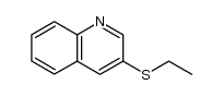 3-Ethylthioquinoline结构式