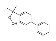 1-(2-hydroperoxypropan-2-yl)-4-phenylbenzene Structure