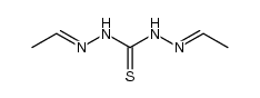 hydrazone diethylidine thicarbonohydrazide结构式