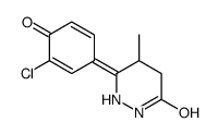 6-(3-chloro-4-oxocyclohexa-2,5-dien-1-ylidene)-5-methyldiazinan-3-one Structure