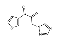 1-thiophen-3-yl-2-(1,2,4-triazol-1-ylmethyl)prop-2-en-1-one结构式