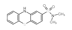 N,N-二甲基吩噻嗪-2-磺酰胺结构式