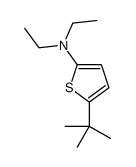 5-tert-butyl-N,N-diethylthiophen-2-amine结构式