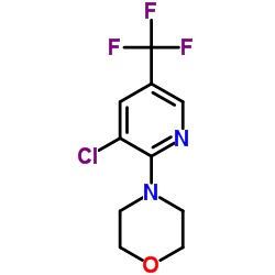 3-chloro-2-morpholinyl-5-trifluoromethylpyridine Structure