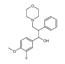 1-(3-Fluoro-4-methoxyphenyl)-2-phenyl-3-morpholinopropanol-1 Structure