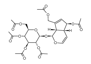 hexa-O-acetyl-aucubin结构式