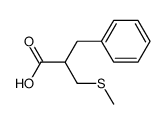 (+/-)-2-Benzyl-3-(methylthio)propionic acid结构式