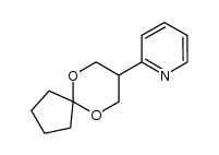 2-(6,10-dioxaspiro[4.5]decan-8-yl)pyridine Structure