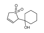 1-(1,1-dioxo-2,5-dihydrothiophen-2-yl)cyclohexan-1-ol结构式