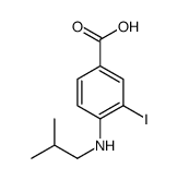 3-iodo-4-(2-methylpropylamino)benzoic acid Structure