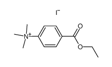 p-EtO2C-C6H4NMe3(+)*I(-)结构式